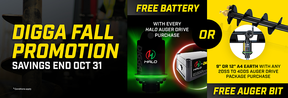 Digga North America - Fall Promotion.